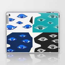 The crying eyes patchwork 2 Laptop Skin