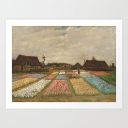 Bulb Fields by Vincent van Gogh Art Print