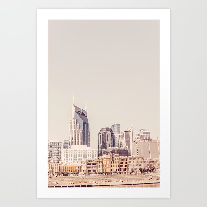 Nashville Skyline No. 3 | Beautiful Nashville Photography Art Print