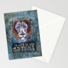 Bold as a Lion Stationery Cards