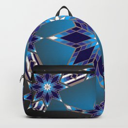Morning Star Circle (Blue) Backpack