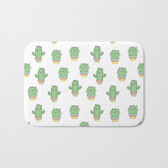 Cat-ctus Bath Mat