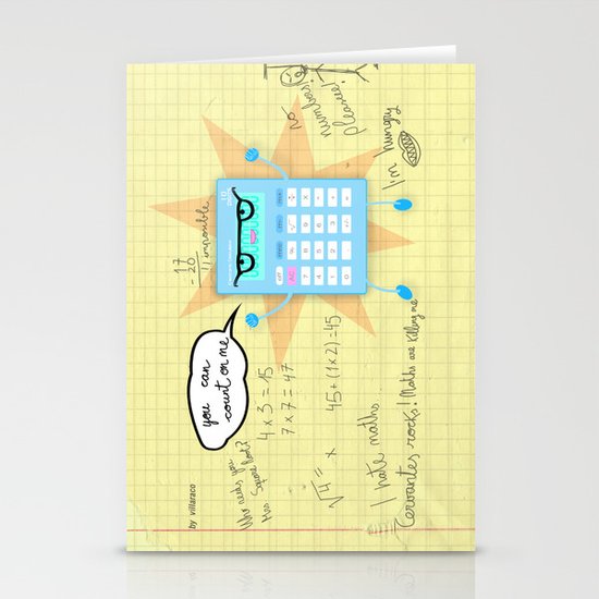 You can count on me! Stationery Cards