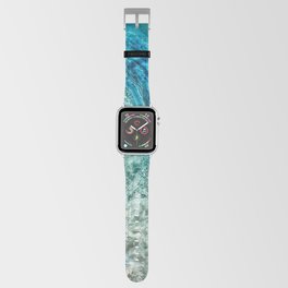 Aqua turquoise agate mineral gem stone Apple Watch Band