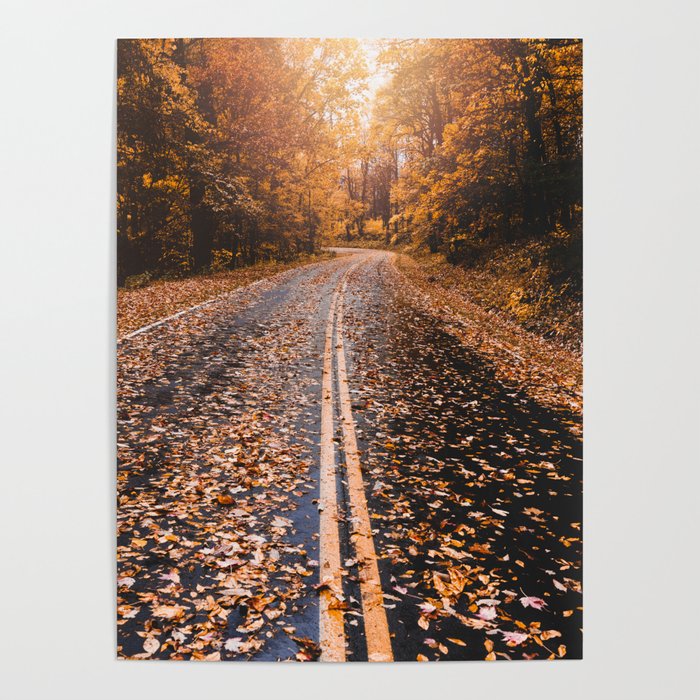 Skyline Drive Epic Autumn Adventure - Shenandoah National Park Poster