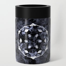 Black & Grey Snowflake X-Ray Can Cooler