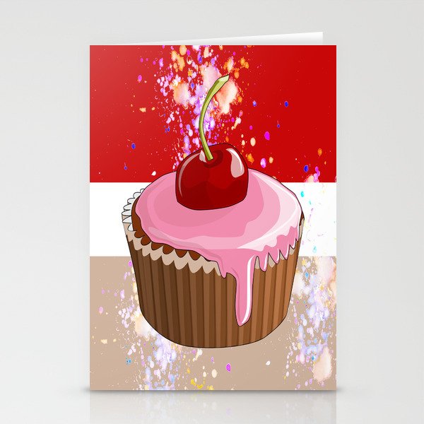 Cupcake-1 Stationery Cards