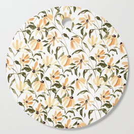 happy flowers pattern Cutting Board