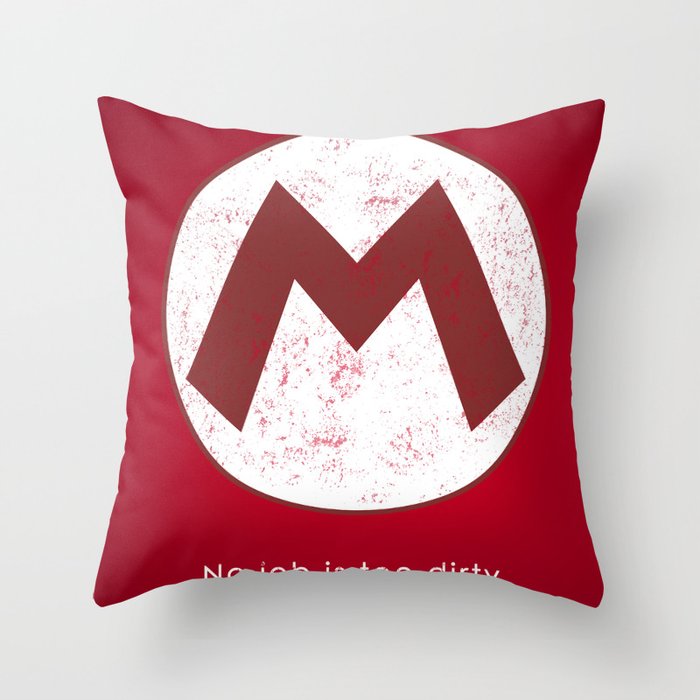 Mario Hero Throw Pillow