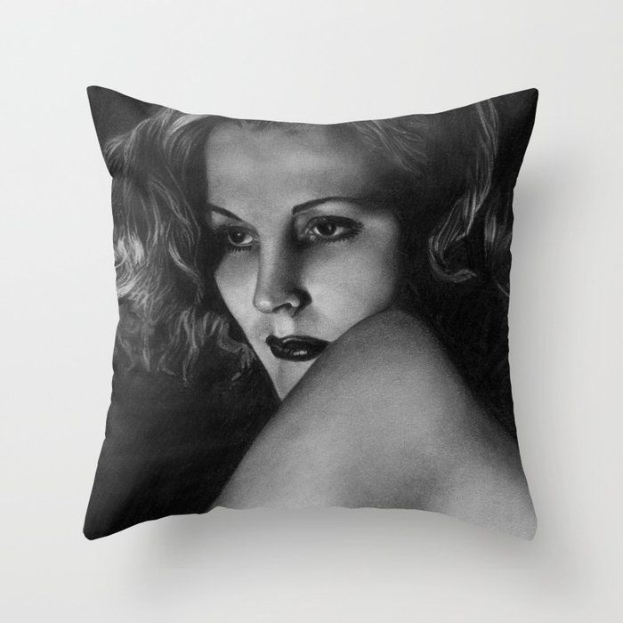 Nude Vintage Girl Throw Pillow By Thubakabra Society6