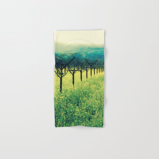 Winter Vineyard I - Serenity Hand & Bath Towel