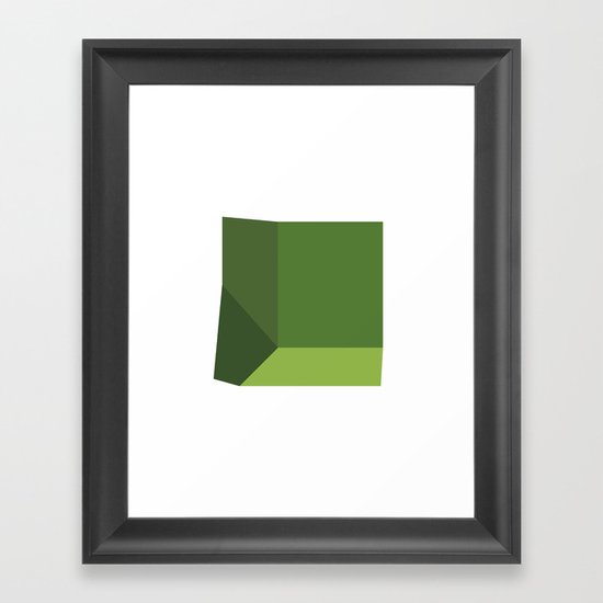 #319 Beginnings – Geometry Daily Framed Art Print