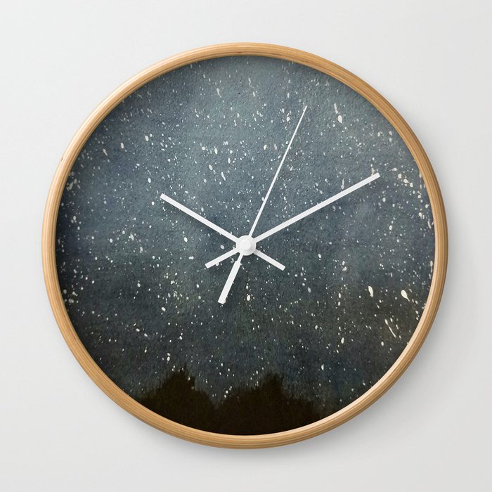 Night Sky Wall Clock