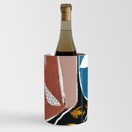 Colorful abstract pebbles Wine Chiller