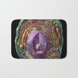 Animal Cell Structure Bath Mat | Cytology, Mitochondria, Animalcell, Organelles, Biology, Science, Biochemical, Physiology, Eukaryotic, Nucleus 
