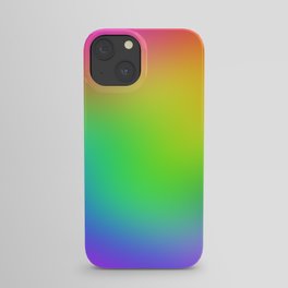 Bright Colorful Rainbow Ombre Design! iPhone Case