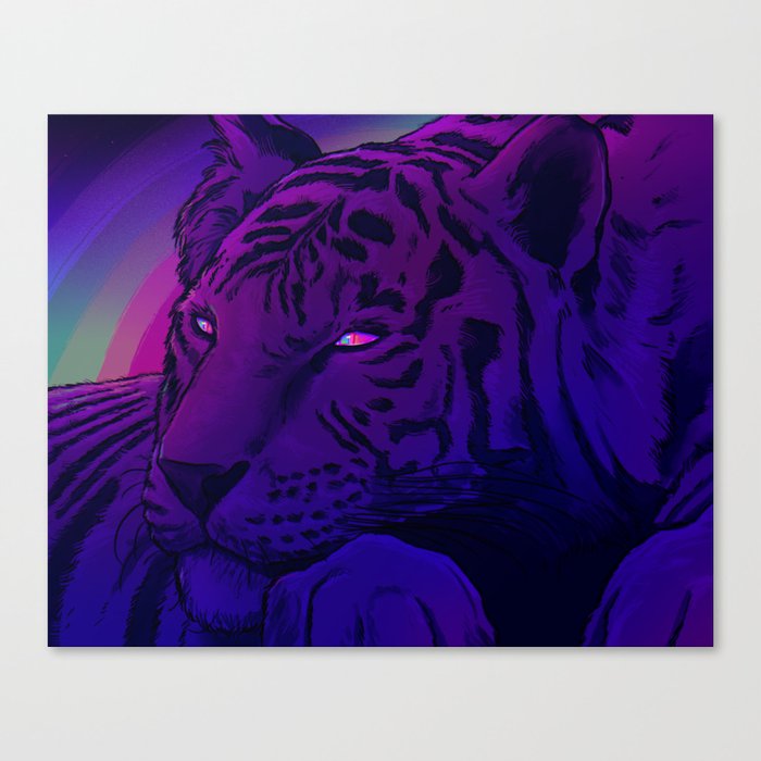 PsyTiger 2 Canvas Print