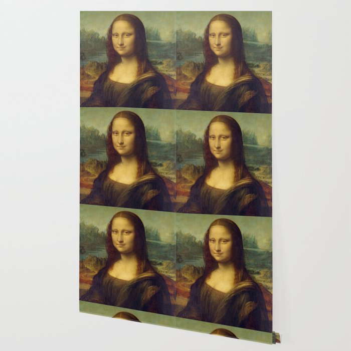 Mona Lisa Wallpaper By Artmasters Society6