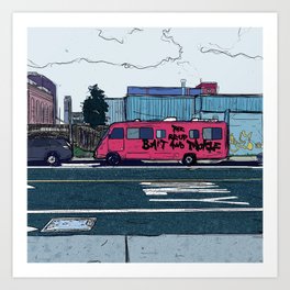 Brooklyn Camper Art Print