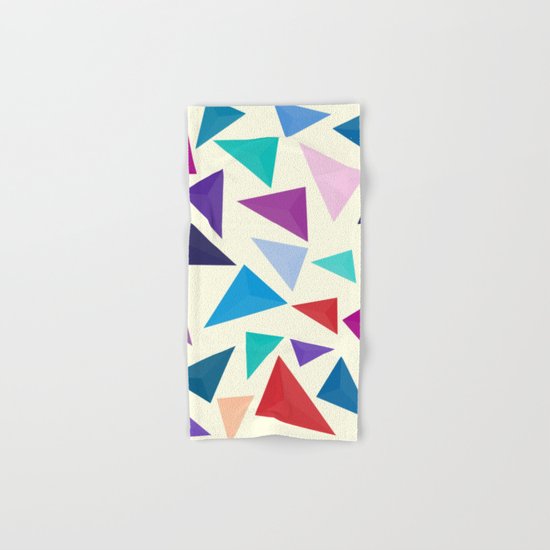 Colorful geometric pattern Hand & Bath Towel