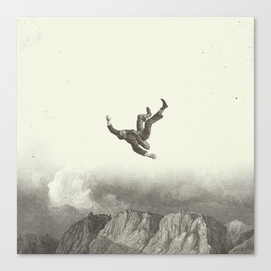 Falling Canvas Print