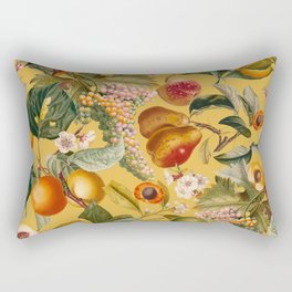 Vintage Fruit Pattern XXVIII Rectangular Pillow