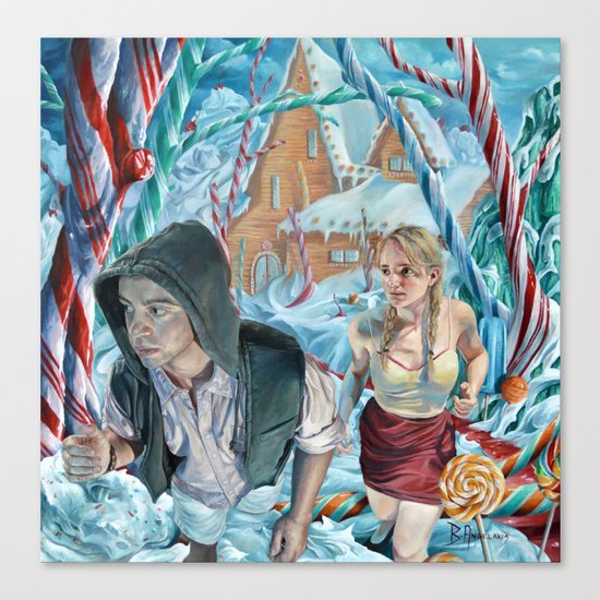 Escape from Temptation Canvas Print