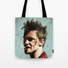 Tyler Cigarette Painting Tote Bag