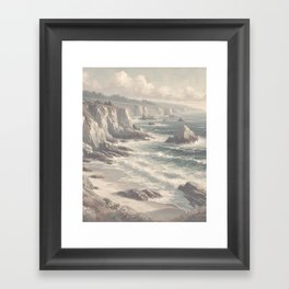 Seaside Impression Framed Art Print