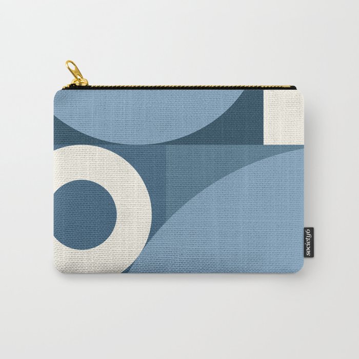 Abstract geometric arch colorblock 4 Carry-All Pouch