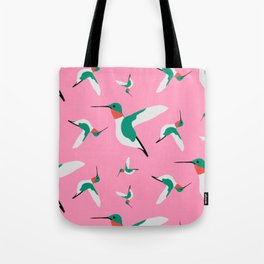 Hummingbird Backflips Tote Bag