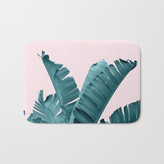 Banana Leaves Bath Mat