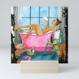 Bath Time 1 Mini Art Print