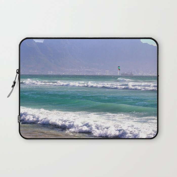 South Africa Photography - Ocean Waves At The Beach Laptop Sleeve