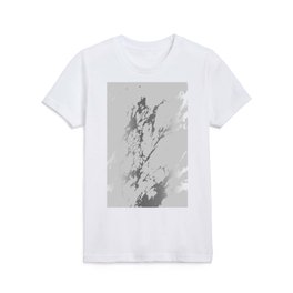 Shine Silver Golden Marble Modern Collection Kids T Shirt