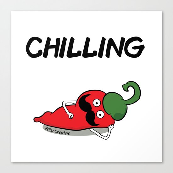 Chilling Canvas Print