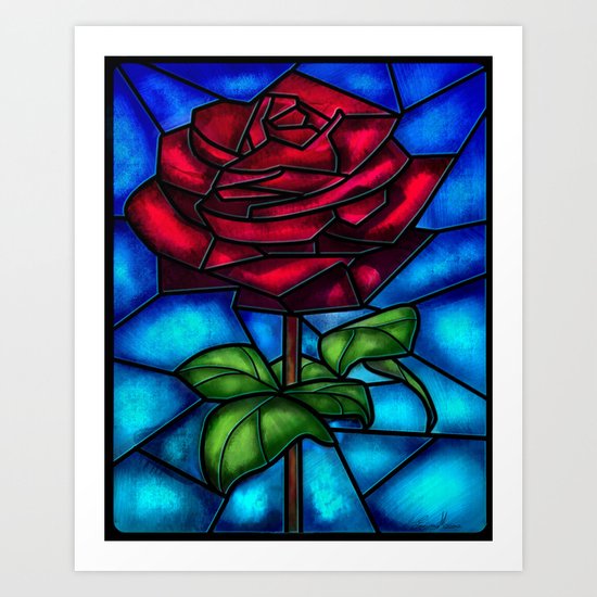 Eternal Rose. Art Print