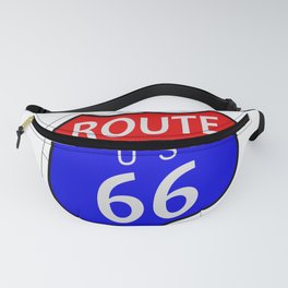 Route 66 Highway Sign Fanny Pack
