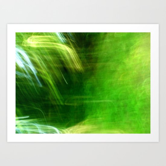 Green Grass Tunnel Art Print