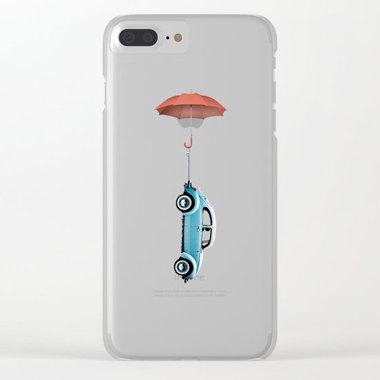 Water Landing Bug Clear iPhone Case