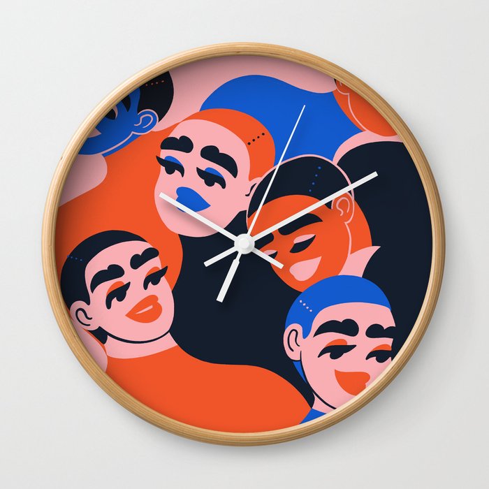 Content With Myself Wall Clock