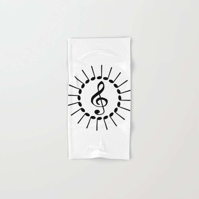 Musical Mandala Hand & Bath Towel