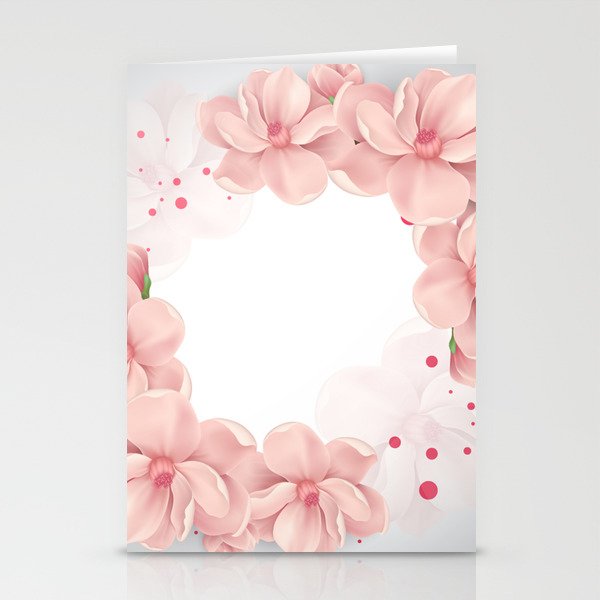 Flower crown Stationery Cards