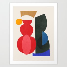 Minimalist Abstract 85 Art Print