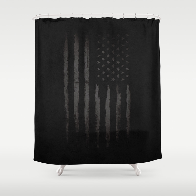 74 x 71 Gear New Grunge Star Pattern Shower Curtain