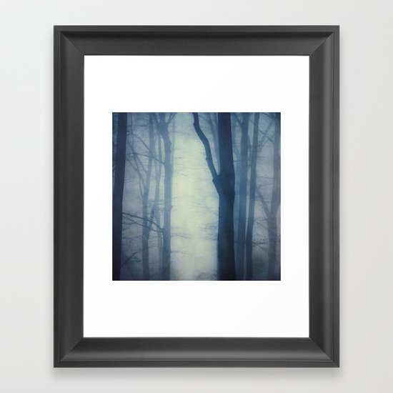 waning lines Framed Art Print