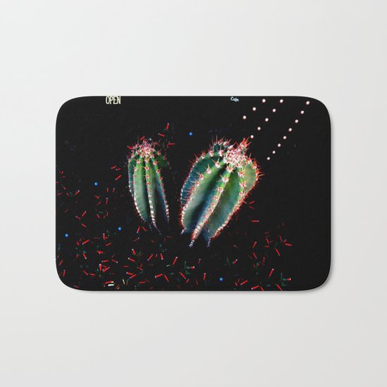 Night Cactus Bath Mat