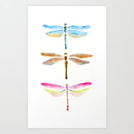 dragonflies are magic Art Print