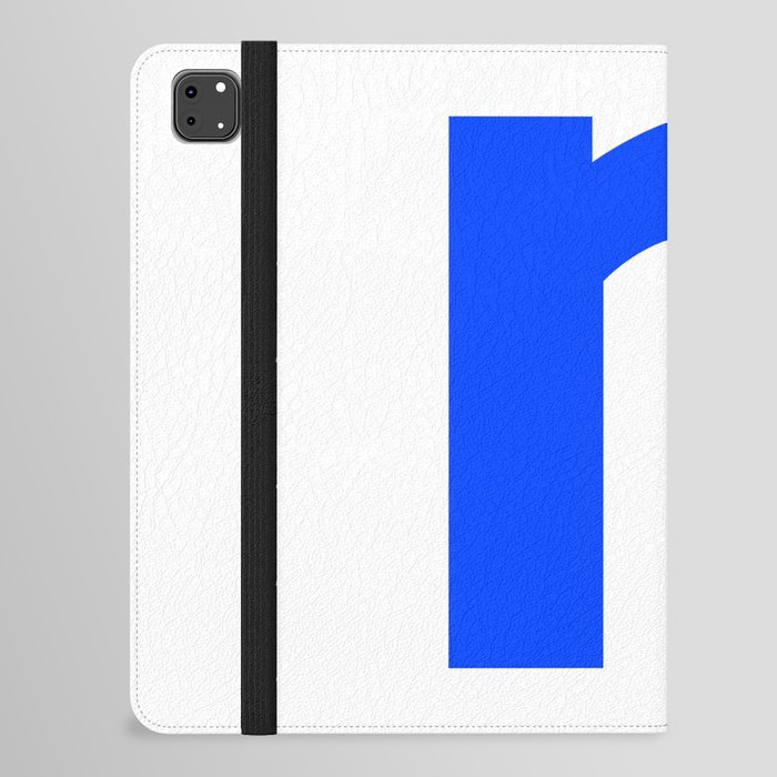 letter N (Blue & White) iPad Folio Case
