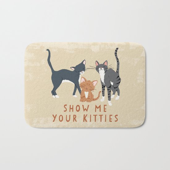 Show Me Your Kitties Bath Mat